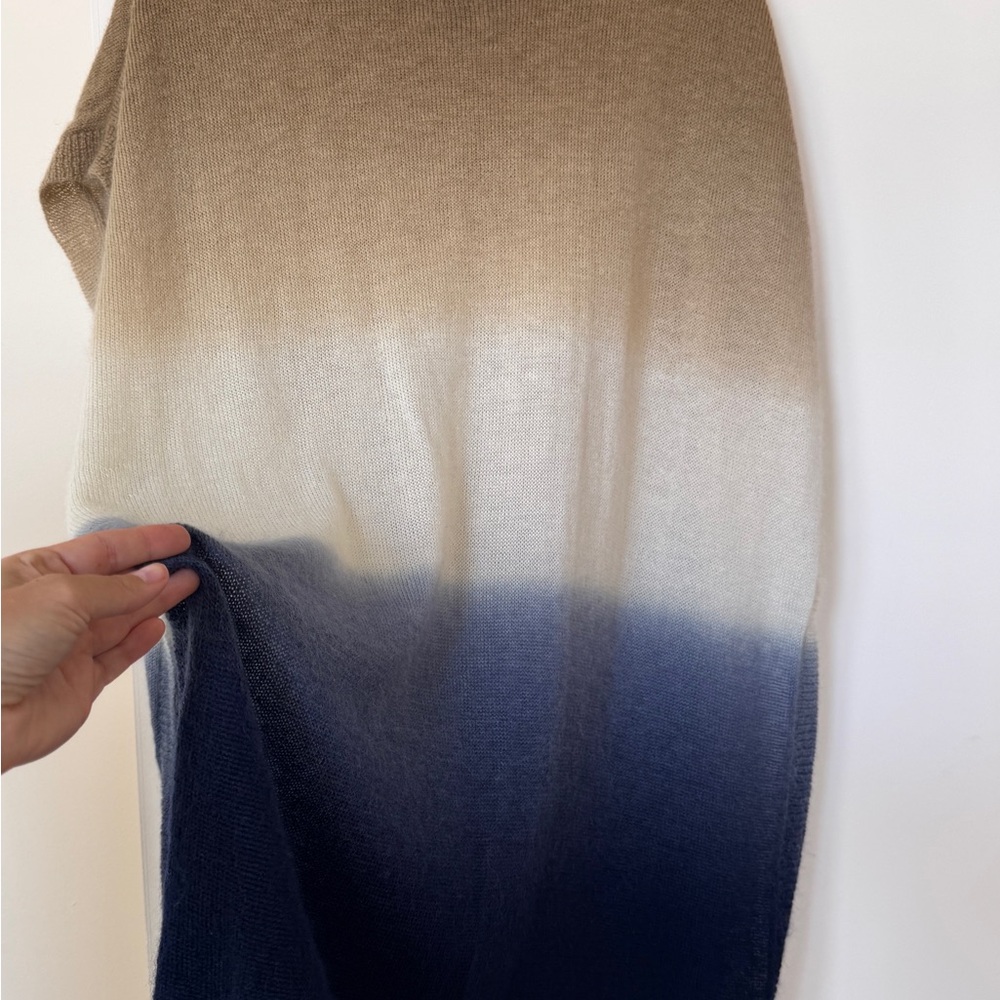 Beautiful Stories Mohair Blend Ombre Sweater Dress / Poncho